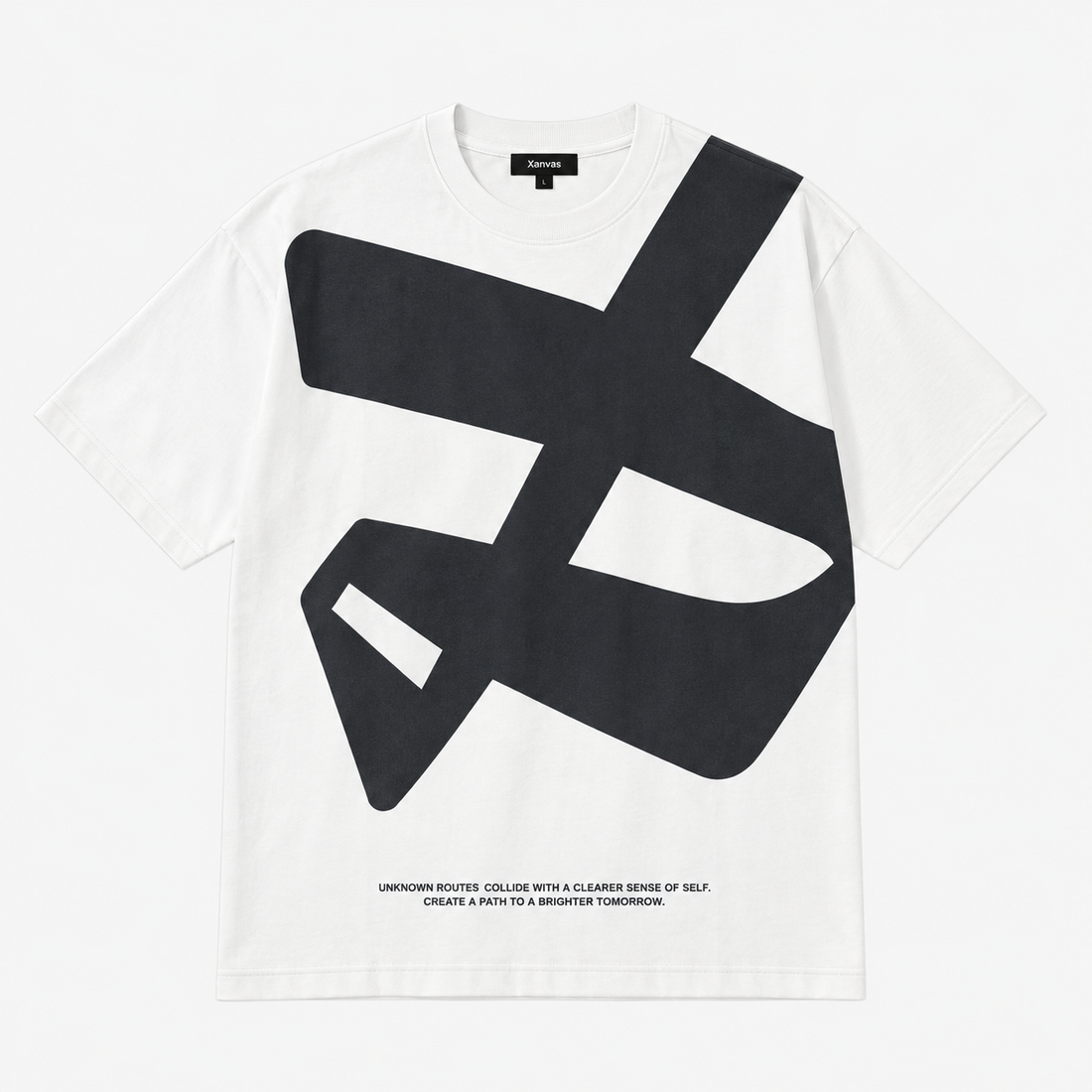 Men’s Graphic T-Shirt & Washed Black Wide-Leg Jeans Set